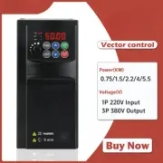 1phase To 3 Phase Output Variable Frequency Drive Motor Speed Control Inverter