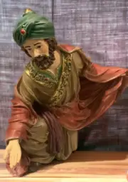 KNEELING WISEMAN Replacement Figurine Nativity Kirkland Crèche De Noel 989999