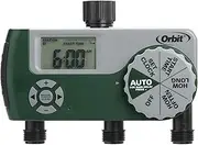 [Orbit] 56082 3-Outlet Hose Watering Timer, Green