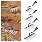 Garden Rake Hardened Strong Loosening Soil Rake for Planting Garden Mulching