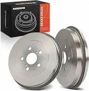 A-Premium Brake Drum Replacement for Toyota Matrix 2003-2008 Pontiac Vibe Rear Brake Rotors, 271.9mm Rear Rotor
