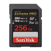 [SanDisk Genuine Product] SD Card 256GB SDXC Class10 UHS-II V60 Read Maximum 280