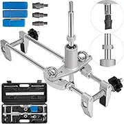 16-Piece Door Lock Hole Opener Kit, DBB Lock Mortiser Door Fitting Kit with 3pcs Tungsten Steel Cutters & Accessories,Mortising Jig Tool Hole Saw Door Opener, for Wooden Doors