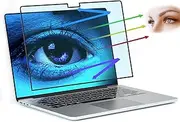 FILMEXT Macbook Pro 16 inch Screen Protector 2024-2021,Bubble Free Blue Light Screen Filter for Macbook Pro 16.2" M4 A3403 A3186/M3 Pro/Max A2991/M2 A2780/M1 A2485-Eye Protection/Anti-Glare-Matte