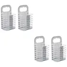 2pcs Plastic Useful Household Laundry Basket Clothing Storage Basket Bathroom