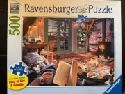 Ravensburger Puzzle Large Format 500 Pc 2019 Steve Read COZY RETREAT New READ