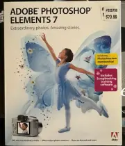 Adobe Photoshop Elements 7 CD ROM Still Sealed NIB