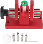 [Zoeyilan] Watch Back Case Cover Opener, Watchmaker Repair Tool Set, Alloy Steel Anti Slip Holder Ergonomic Watch Bottom Prying Machine for Watchmaker