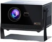 YT007 Full HD Projector 360 Degree Gimbal 4K Video Smart TV 1080P 18000 Lumen Projectors 2+32GB Theater Beamer(Add Celling Mount)