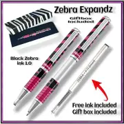 Zebra mini pen Retractable Ballpoint Pen + Extra Zebra F1.0 Black Ink + BOXED PS