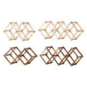 Wine Rack Wine Holder Stackable Display Shelf Wine Organizer Freestanding