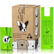 100% Certified Home Compostable Dog Poop Bags with Handles - 10% to Charity -...