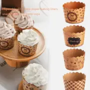 50Pcs Cupcake Paper Cups Wrapper Cake Mold Muffin Cupcake Liners Baking C;GY