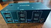 Triple Displayport/HDMI USB3.0 KVM Switch 2 PC Share 3 Monitors 4 USB 3.0 Ports
