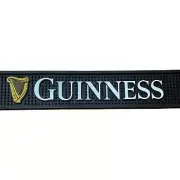 NEW Guinness Beer Ale Rubber Bar Mat 20.5”x3.5” Back Bar Rail Mat Harp Emblem