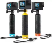 Sametop Floating Hand Grip Waterproof Handle Compatible with Gopro Hero 12, 11,