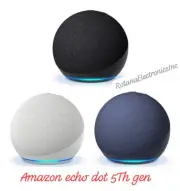 All New_Amazon Echo Dot 5Th Gen Smart Speaker With Alexa, Bigger Vibrant Sounds