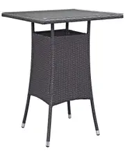 Modway Outdoor Convene Small Outdoor Patio Bar Table