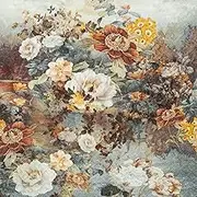 20 Napkins Flowers as Gem?lde | Vintage | Old | Autumn | Art | Crafts | Table Decoration | Decoupage | Decoupage | Decoupage | Decoupage | 33 x 33 cm
