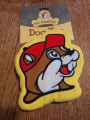 Buc-ee's Fleece Dog Toy Washable Puppy Pups Fetch Playtime Squeak Squeaking