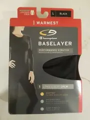 Champion Baselayer Long Sleeve Crew Women L Black