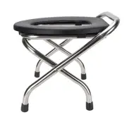 Folding Toilet Chair Commode Chair Stainless Steel Commode Toilet
