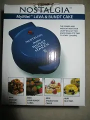 Nostalgia My Mini Lava, Donut, Muffin And Bundt Cake Maker