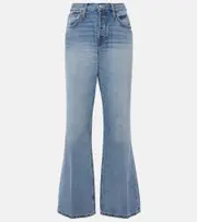 [Re/Done] Re/Done Loose Boot mid-rise wide-leg jeans 25 blue