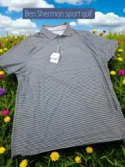 Retro Ben Sherman Sport Golf Polo Shirt Men XL