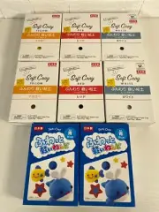 Daiso soft clay white blue other 8 piece set lightweight Craft Work Japan