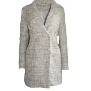 NEW Jason Wu Sparkling Tweed Blazer Coat Dress Size Small