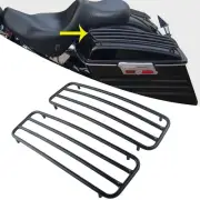 Hard Saddlebag Top Rails Black For Harley Touring 1993-2013 Electra Glide FLHTCU