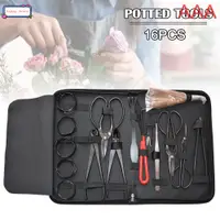 在飛比找蝦皮購物優惠-16Pcs Garden Bonsai Tool Set C