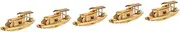 Vaguelly 5pcs Boat Model Toy Rustic Desktop Decoration for Home Office Chic Canoe Ornament Creative Boys and Girls Collectors for Living Room Dining Room Decor