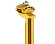 MCS BMX ALLOY SEAT POST 27.2mm x 350mm Gold FIT BMX RACE BIKE MTB SE GT HARO new