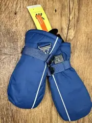 All In Motion Snow/Ski Mittens Unisex 4-7 Snow Sport Navy ~ NEW