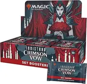 Magic: The Gathering Wizards of The Coast Innistrad: Crimson Vow Set Booster Box, 30 Packs + Dracula Box Topper (361 Magic Cards)