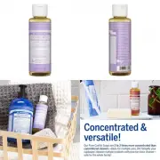 Dr. Bronner’s - Pure-Castile Liquid Soap (Lavender, 4 ounce) - Made with 4 oz