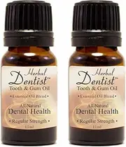 2 Pack EXTRA STRENGTH Herbal Dentist Cure For Bad Breath, Gum Disease, Halitosis, Get Stronger Whiter Teeth, Oil Pulling