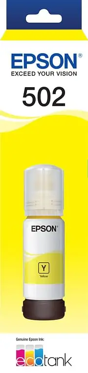 Epson T502 - EcoTank - Yellow Ink Bottle [C13T03K492]