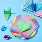 Square Folding Papers Glittering Origami Paper Scrapbooking Decoration