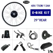 48V 750W 13AH REAR WHEEL DRVE EBIKE CONVERSION KIT 29'' OR 700C BICYCLE HP MOTOR