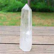 1.75LB Top Natural Clear Quartz Obelisk Crystals Point Reiki Tower Wand Healing