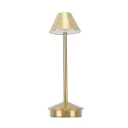 Portable Cordless LED Lamp with Stepless Dimming & Touch Control Gold