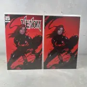 Venom #27 Unknown Comics Miguel Mercado Exclusive Variant And Trade Set
