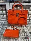 Michael Kors Hamilton Medium Handbag Satchel Bag Satchel Purse + Wallet Red Clay