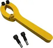 kokiya 2 Jaw Adjustable Spanner Wrench Excavator Repair Change Oil Seal Wrench Tool Steel