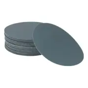 Sandpaper Round 180x180mm 800 Grit 50 Pcs Black Hook & Loop Sanding Sheets