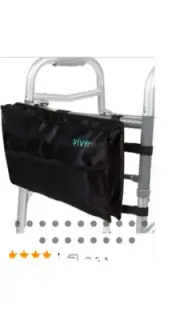 Vive Walker & Wheelchair Accessories Bag - for Seniors Carry Bag Walker New