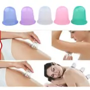 Silicone Tapping Massage Vacuum Cupping Body Facial Cups Therapy Anti Cellulite
